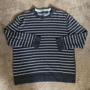 Men’s Nautica XXL 100% cotton crew neck striped sweater - new without tags